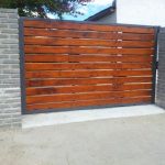 Portones de madera para parcelas