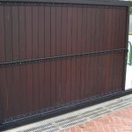Portones de madera para parcelas