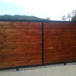 Portones de madera para parcelas